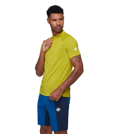 Тениска Mammut Ducan FL Half Zip T-Shirt Men