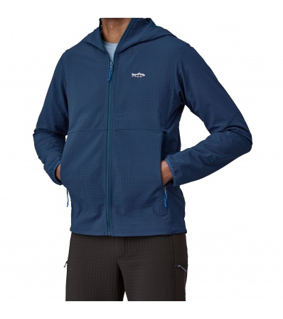 Patagonia R1 TechFace Fitz Roy Trout Hoody M's