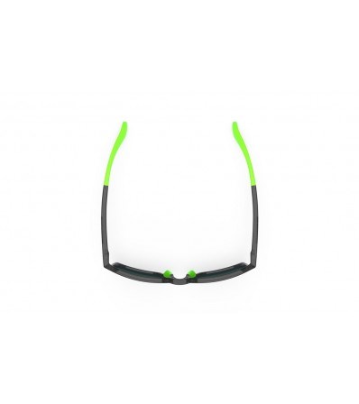 Sunglasses Rudy Spinair 57 Crystal Graphite - Polar 3FX HDR Multilaser Green Lens