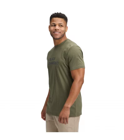 Тениска Black Diamond Mini Stacked SS Tee M's